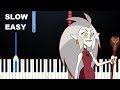 The Owl House - Eda’s Requiem (SLOW EASY PIANO TUTORIAL)