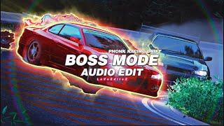 Boss Mode (Phonk Racing Drift) - Infraction | Edit Audio - LoVsEdits 2 | Non Copyright