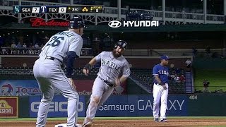 SEA@TEX: Cano hits a two-run double in the 3rd