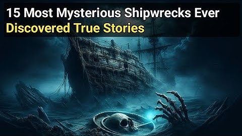"15 Most Mysterious Shipwrecks Ever Discovered – True Stories the Ocean Tried to Hide