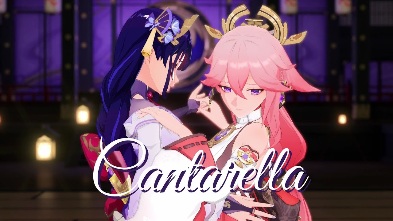 【Genshin Impact MMD】Cantarella ～grace edition～「Yae Miko x Raiden Shogun」
