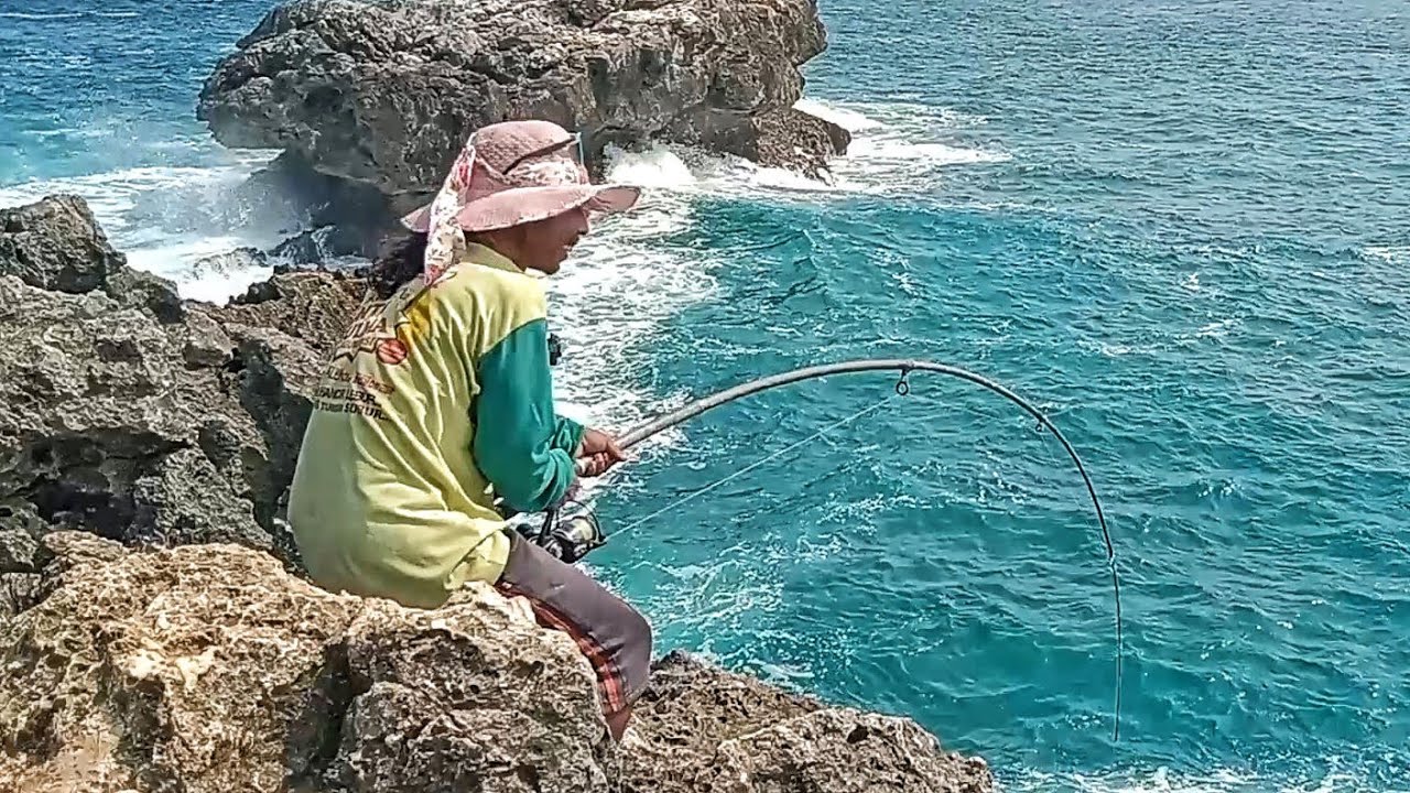 GARA-GARA IKAN BABON JANGAN PATAH JORAN KU || bari ngluyur mancing ikan