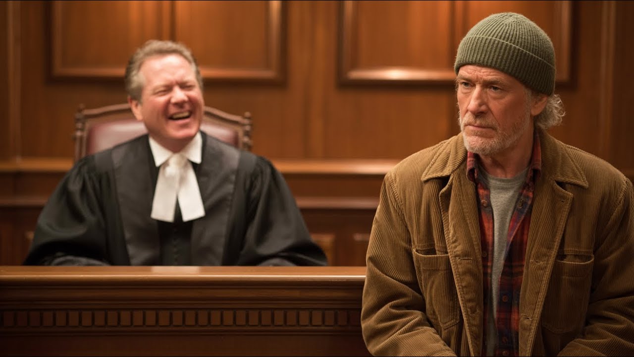 A bíró nevetett a hajléktalan veteránon – míg be nem lépett egy tábornok, és mindenkit megdöbbentett