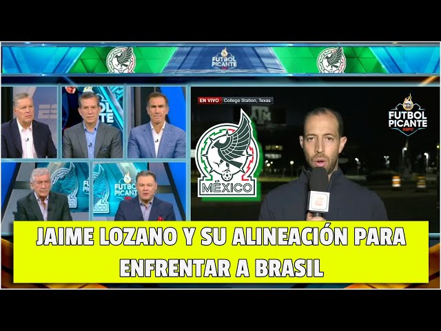 MÉXICO voltea página. Si no ganan vs BRASIL, LOZANO NO SE IRÁ de SELECCIÓN MEXICANA | Futbol Picante class=