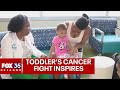 Florida 2yearolds cancer battle inspires others