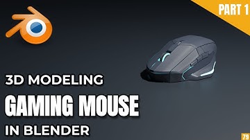 Modeling a Gaming Mouse in Blender | Part 1/2 – Modeling the Base Shape
