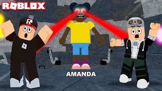 Canavar Amandadan Kaçıyoruz!! - Panda ile Roblox Amanda [STORY]