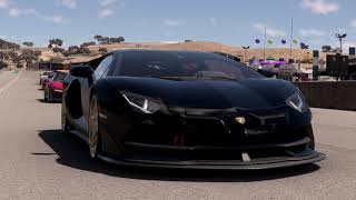 Lamborghini SVJ at Weathertech Raceway Laguna Seca (Forza Motorsport)