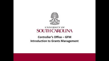 Introduction of Grants Management