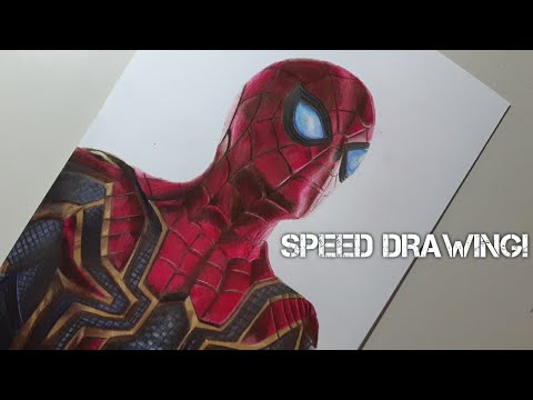 Como desenhar e pintar Homem Aranha - Traje Alternativo Aranha de Ferro 