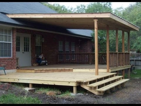 Covered Deck Pictures - YouTube