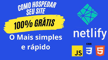 como hospedar DE GRAÇA seus sites (Mega rápido) HTML, CSS e JavaScript