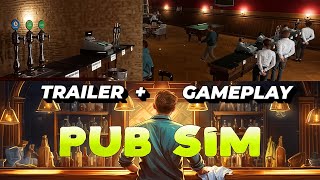 I Tried Running a Pub… Pub Sim Trailer + First Impressions Gameplay | PC Steam 4K