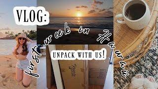 weekly vlog | unpack with us!