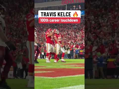 Kelce scores his 100th career receiving touchdown including the postseason 👏