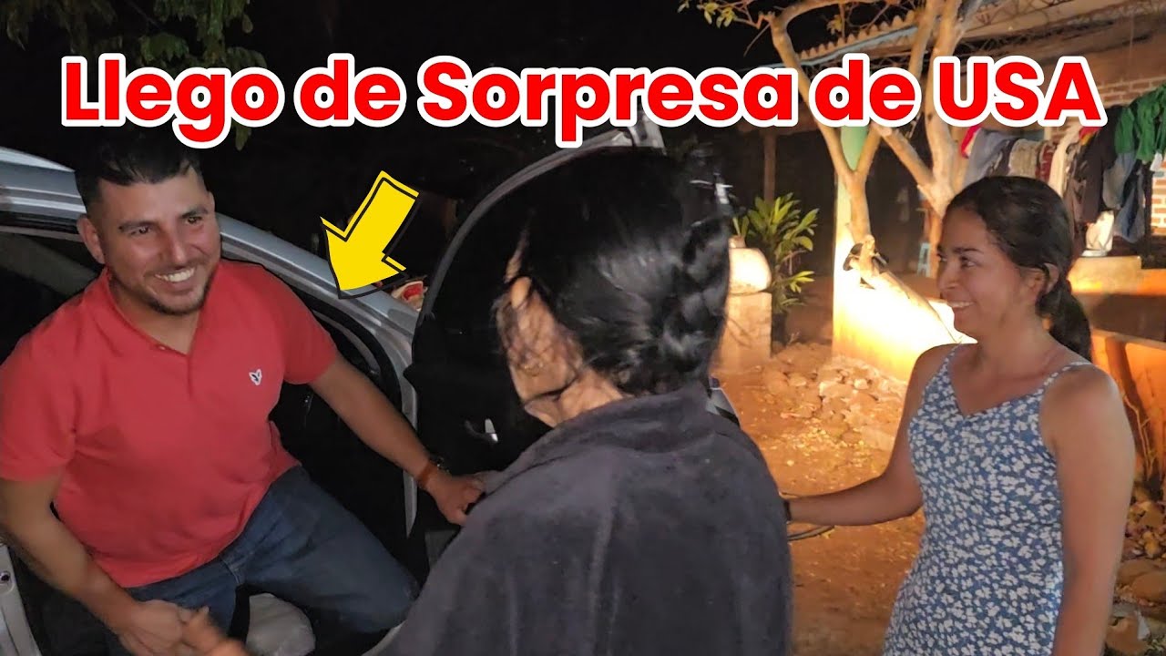 Volvió a los 23 años de USA y Le dio la Sorpresa a las 12 de la Noche a mi mamá. 