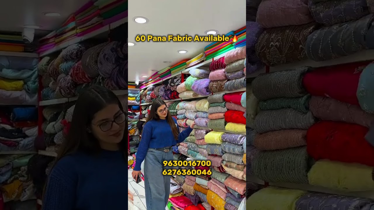Hazaron ka Fabric Wholesale Me 😲 | RR The Fabric Store Indore