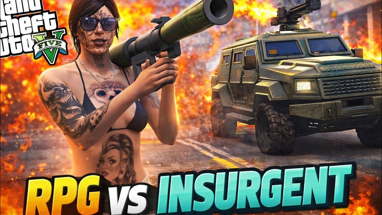 RPG VS Inusrgent -Gta 5