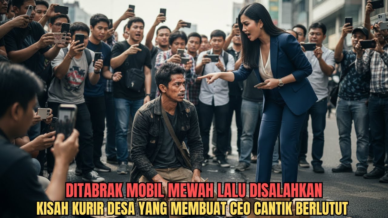 Kurir Ini Ditabrak CEO Cantik Lalu Disalahkan, 1 Jam Kemudian CEO Itu Berlutut Menangis Minta Ampun