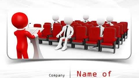 Conference Speaking PowerPoint Template