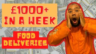 How I Earned Over £1,000 in a Week as a Food Delivery Driver!
