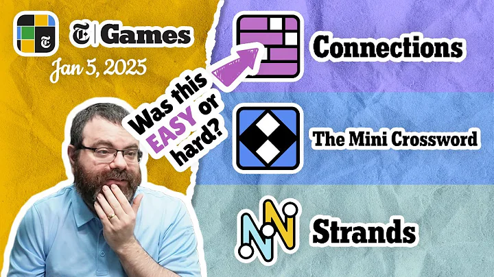 NYT Connections, Mini Crossword, and Strands | Jan 5, 2025