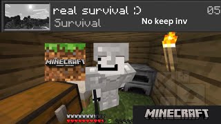 MCPE survival World Series (no keep inv) ep: 1