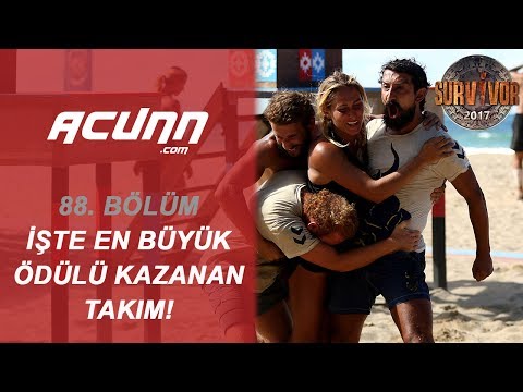 İşte en büyük ödülü kazanan takım! Sevinçten çılgına döndüler! | Bölüm 88 | Survivor 2017