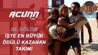 İşte en büyük ödülü kazanan takım! Sevinçten çılgına döndüler! | Bölüm 88 | Survivor 2017