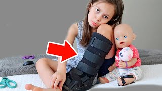 😢 Baby Born Doll Troubles with a BROKEN FOOT‼️😱I’m Sorry, Clara‼️