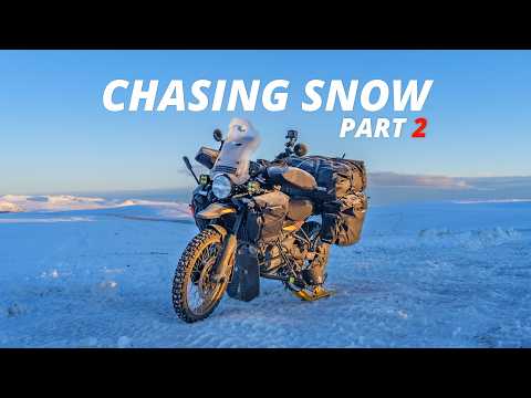 Chasing Snow Part 2 - Motorcycle in the Winter