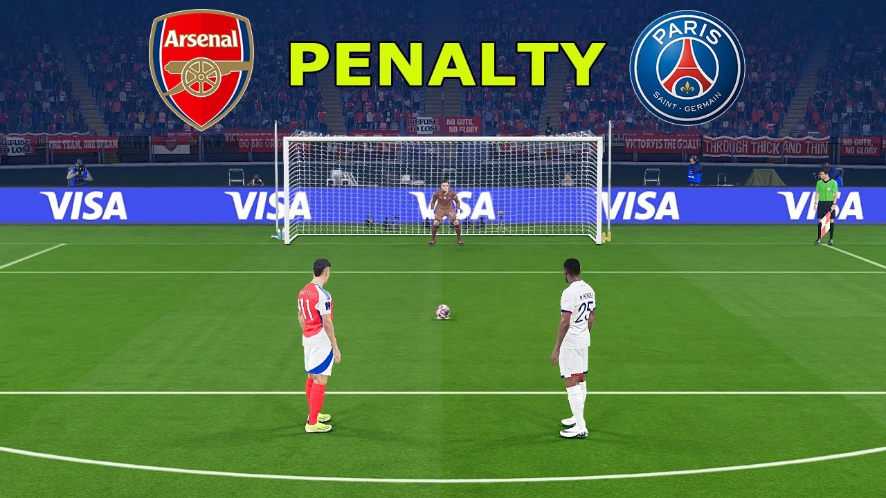 ARSENAL vs PSG PENALTIES | UEFA Champions League 2025/26 | Full Match All Goals | PES