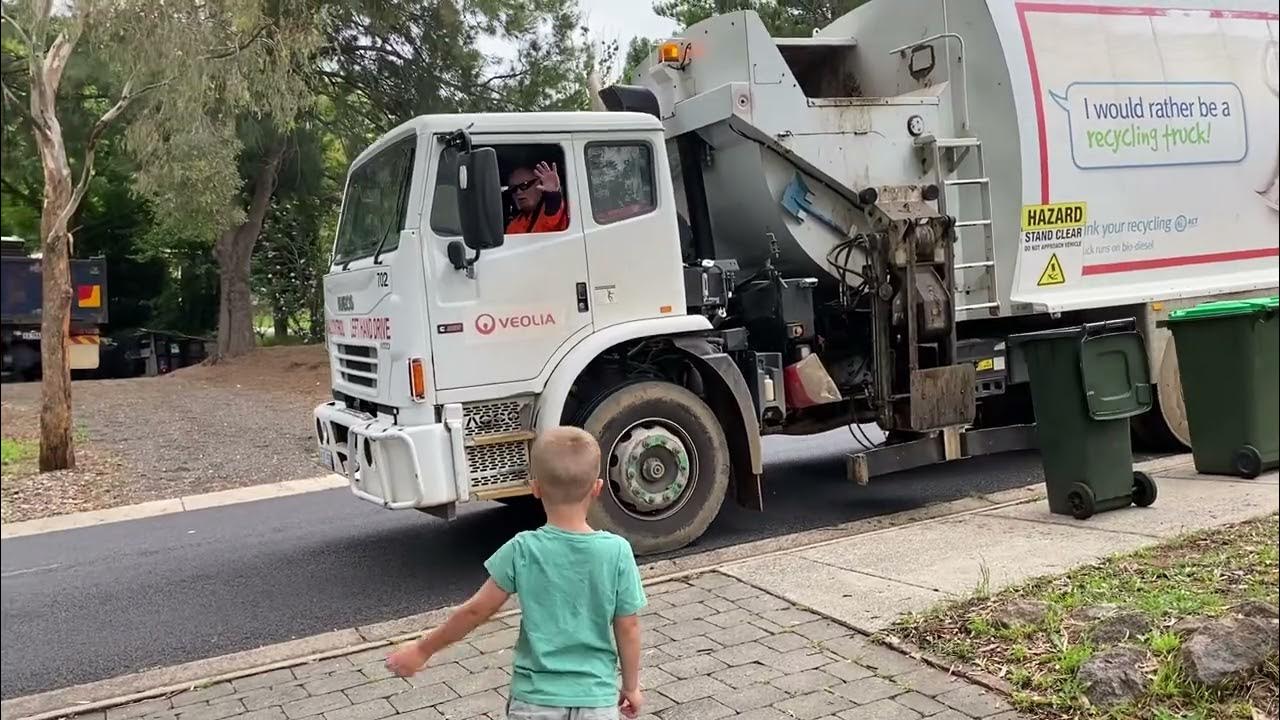 Canberra Australia garbage waste truck YouTube