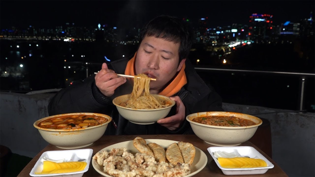 뜨끈한 짬뽕 3종 [[어묵짬뽕,차돌짬뽕,알짬뽕]] 먹방!! - Mukbang eating show