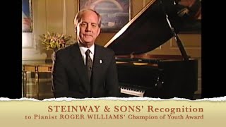 Steinway &amp; Sons CEO &amp; President, Bruce Stevens Recognition to Roger Williams