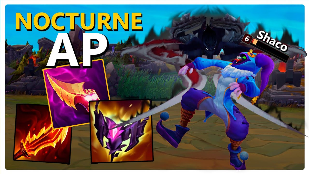 Você Precisa Fazer Nocturne AP ! ( DANO EM 1 SKILL )