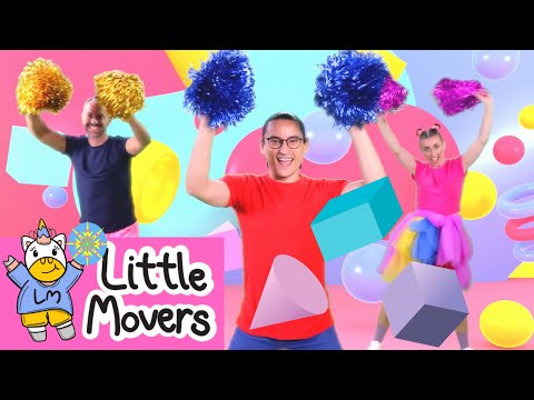 POM POM GET DOWN | Dance for kids | Teacher friendly content | prop dance for kids | Little Movers
