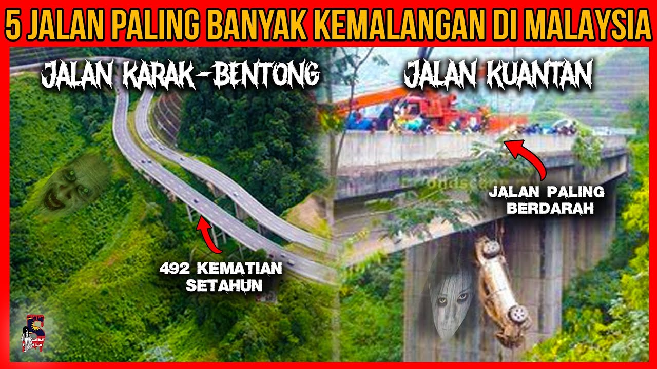 5 JALAN PALING BANYAK KEM4LANGAN DI MALAYSIA YANG RAMAI TAK TAHU (2024)