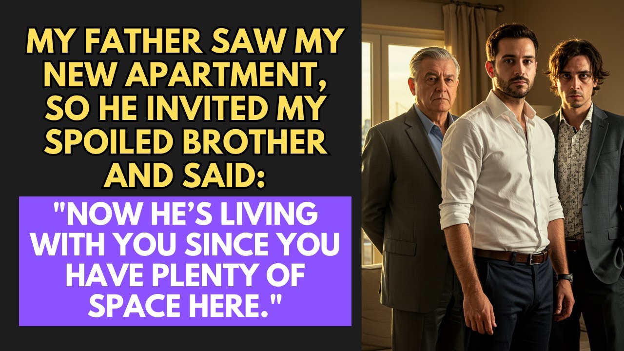Мой отец увидел мою новую квартиру, поэтому он пригласил моего избалованного брата и сказал: «Теп...