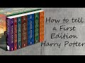 How to identify a First Edition Harry Potter