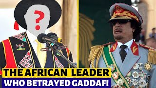 The Man Who Betrayed Gaddafi.