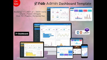 Bootstrap Admin Template Dashboard Webapp UI Kit – Fab