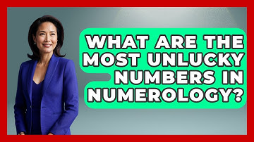 What Are The Most Unlucky Numbers In Numerology? - The Numbers Channel