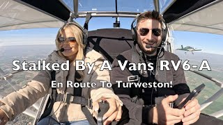 Stalked By A Vans RV6-A En Route To Turweston For Cake | Let&#39;s Go Flying | Skyranger Nynja 600