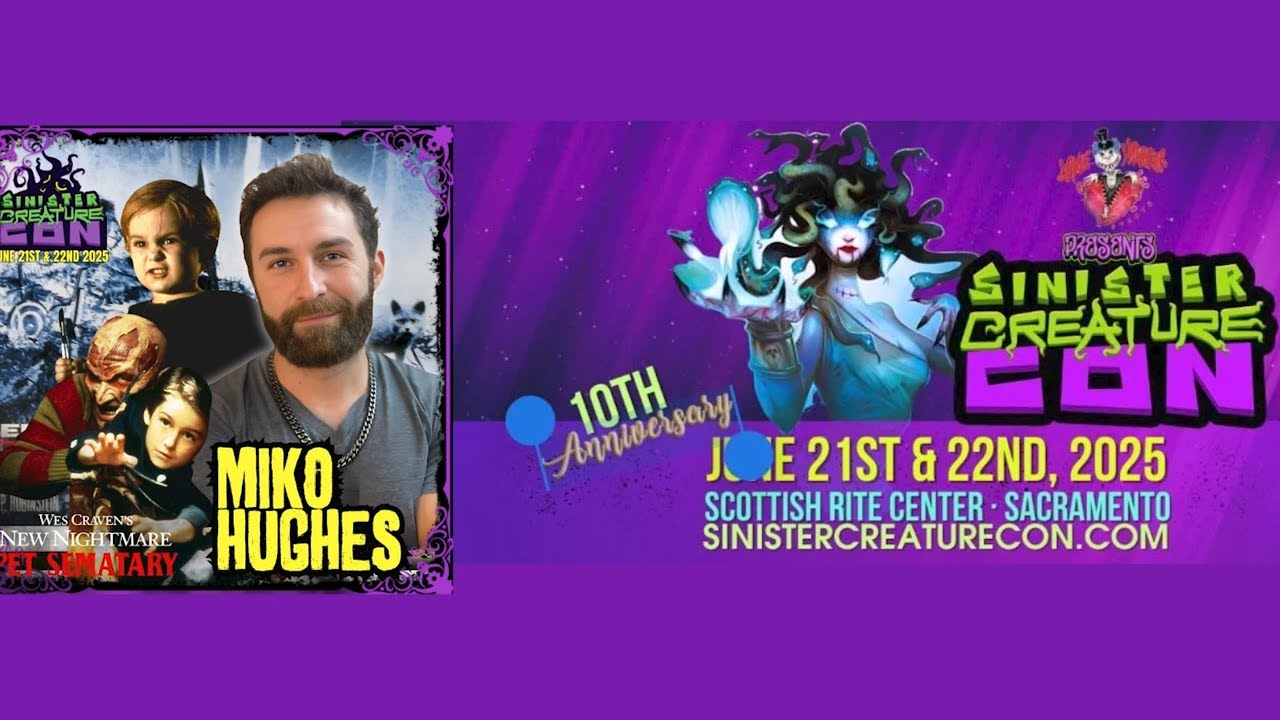 Miko Hughes (Pet Sematary, Wes Craven’s New Nightmare) Full Panel | Sinister Creature Con June 2025