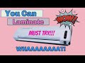 👀You Can Laminate WHAT!! :-) Laminator hack❤️ HD QUALITY