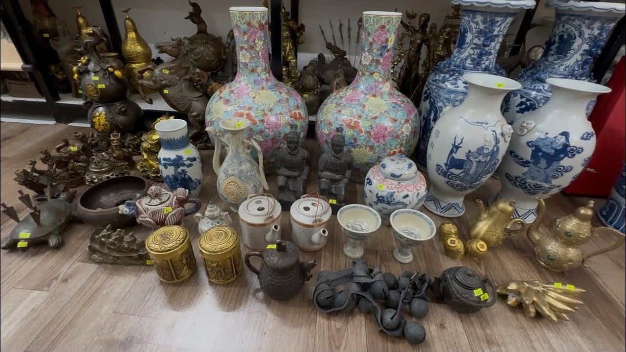 Số 55 Giao lưu đồ đồng - gốm sứ. Kính mời bà con cô bác và cô chú anh chị cùng xem video và sưu tầm 