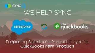 SyncQ Sync Automation - Syncing Salesforce product as QuickBooks item
