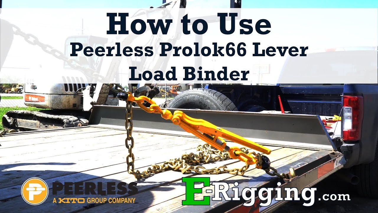 5/16 Inch or 3/8 Inch Peerless ProLok66 Adjustable Lever Binder with Self-Locking Handle 2 Pack 5/16 Inch or 3/8 Inch Peerless ProLok66 Adjustable Lever Binder with Self-Locking Handle 2 Pack