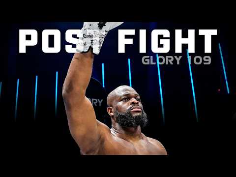 GLORY 109: Tariq Osaro and Errol Zimmerman Post-Fight Interview